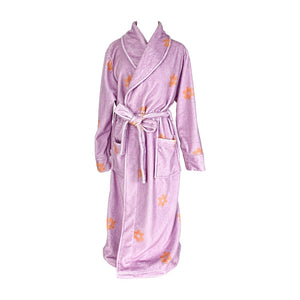 Annabel Trends BATH ROBE - COSY LUXE DAISY LILAC