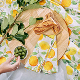 Annabel Trends Linen Tablecloth - Amalfi Citrus