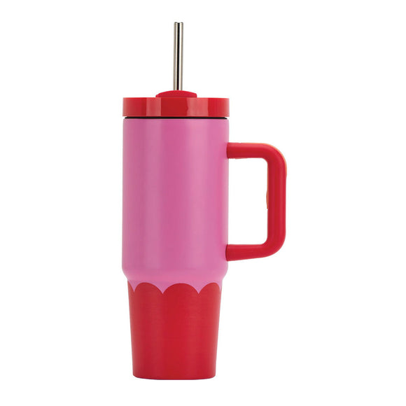 Annabel Trends Super Sip - Stainless Steel - Wave Pink/Red