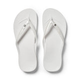 Archies Arch Support Thongs - Shimmer Pearl Crystal