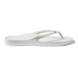 Archies Arch Support Thongs - Shimmer Pearl Crystal