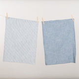 Canningvale Cucina Cotton Textured Tea Towel Twin Pack - Various Colours