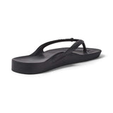 Crystal Archies Arch Support Thongs - Black”