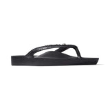 Crystal Archies Arch Support Thongs - Black”