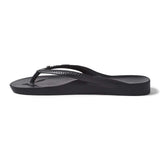 Crystal Archies Arch Support Thongs - Black”