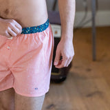 BILLYBELT Pink Stripes Organic Cotton Boxer Shorts