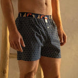 BILLYBELT Dots circle 100% Organic Cotton Boxer Shorts - Size XL