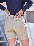 Bisley Womens Stretch Cotton Shorts Stone - Size 10 & Size 16