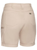 Bisley Womens Stretch Cotton Shorts Stone - Size 10 & Size 16