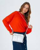 Elms & King Bowery Wallet - Silver Crinkle