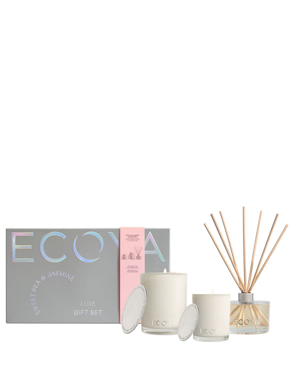 Ecoya Luxe Gift Set - Sweetpea & Jasmine