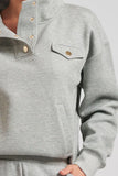 Est 1971 Lux Pullover Grey Marle - Size S & L