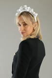 Morgan & Taylor Poppy Fascinator in White