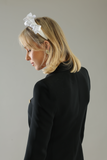 Morgan & Taylor Poppy Fascinator in White