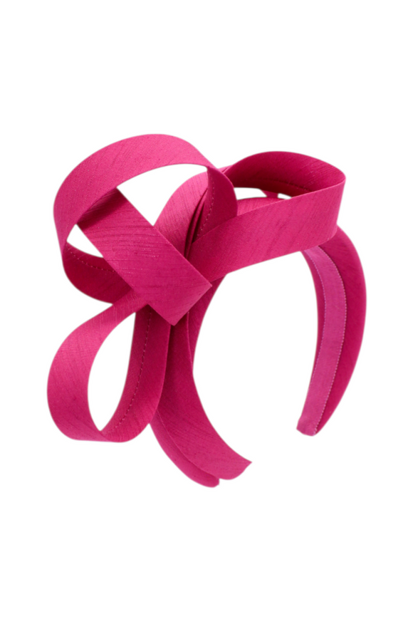 Morgan & Taylor Mel Fascinator in Hot Pink