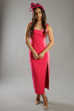 Morgan & Taylor Mel Fascinator in Hot Pink