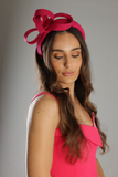 Morgan & Taylor Mel Fascinator in Hot Pink