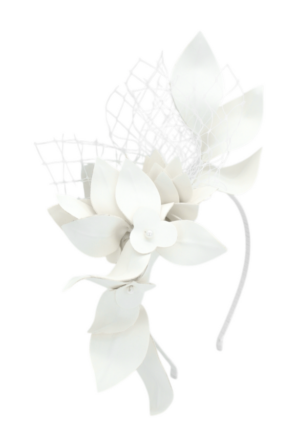 Morgan & Taylor Dulcie Headpiece in White
