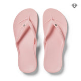 Crystal Archies Arch Support Thongs - Pink