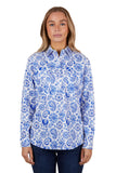 Hard Slog Womens Natalie Half Placket L/S Shirt