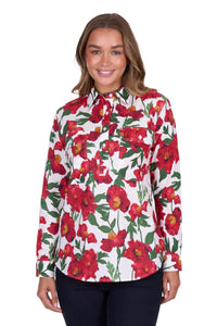 Hard Slog Womens Zoe H/Plkt LS Shirt