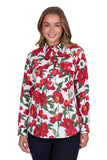 Hard Slog Womens Zoe H/Plkt LS Shirt