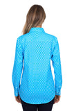 Hard Slog Womens Sia Half Placket L/S Shirt