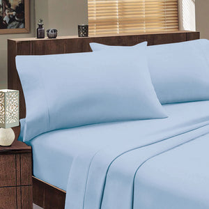 Jenny McLean Abrazo Flannelette Sheet Set - Super King  Bed - Various Colours