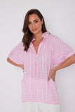 Alexandra Presto Chequer Pink - Sizes S & L