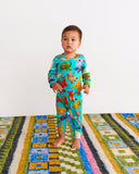 Kip & Co Home Among The Gum Trees Organic Drop Crotch Pant - Sizes 3-6mths & 6-12mths