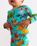 Kip & Co Home Among The Gum Trees Organic Long Sleeve Romper