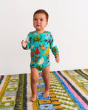 Kip & Co Home Among The Gum Trees Organic Long Sleeve Romper
