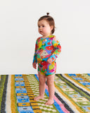 Kip & Co Just Dessert Organic Long Sleeve Romper - Size 12-18mths