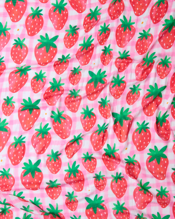 Kip & Co Strawberry Jam Bamboo Swaddle