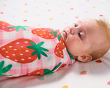 Kip & Co Strawberry Jam Bamboo Swaddle