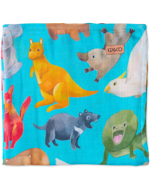 Kip & Co Home Among The Gum Trees Bamboo Swaddle
