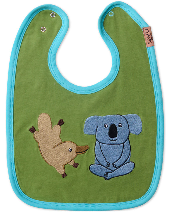 Kip & Co Home Among The Gum Trees Organic Cotton Bib