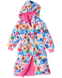 Kip & Co Rainbow Flowers Kuddle Kids Robe