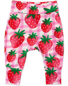 Kip & Co Strawberry Jam Organic Drop Crotch Pant