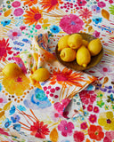 Kip & Co Field Of Dreams In Colour Round Linen Tablecloth