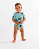 Kip & Co Weather Report Organic Short Sleeve Romper