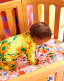 Kip & Co Meandering Meadow Organic Cotton Baby Fitted Sheet - Various Sizes