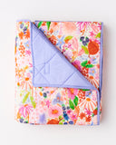 Kip & Co Meandering Meadow Organic Cotton Quilted Cot Bedspread Cot