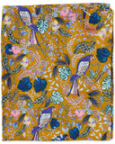 Kip & Co Birds Of Paradise Linen Tablecloth Round