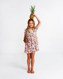 Kip & Co Meandering Meadow Organic Cotton Frill Party Dress - Sizes 3