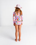 Kip & Co Meandering Meadow Long Sleeve Bathers - Sizes 2 to 8