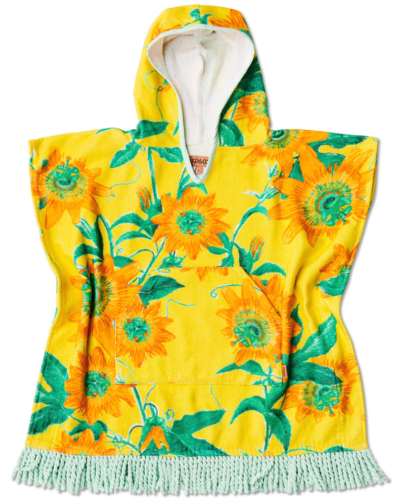 Kip & Co Passiona Printed Kids Terry Poncho
