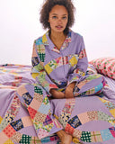Kip & Co Cosy Cabin Adult Flannelette Long Sleeve Shirt & Pant Pyjama Set