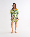 Kip & Co Wander Adult Organic Cotton Short Sleeve Shirt & Short Pyjama Set