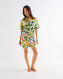 Kip & Co Wander Adult Organic Cotton Short Sleeve Shirt & Short Pyjama Set